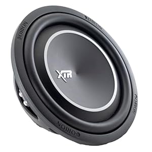 ORION XTR Series XTR10SWD4 Shallow Mount 10” Car Subwoofer, 1600W Max Power, 400W RMS, Dual 4 Ohm, UV Coated Cone, NBR Surround – Compact Slim Subwoofer for Clean Bass in Tight Car Audio Installs