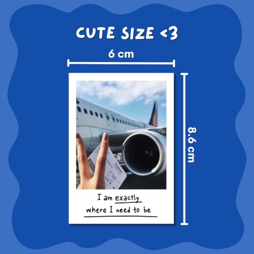 Image of Travel Manifestation Cards (Set of 18) Positive Affirmation Cards Posters (8 x 6 cm) | Vision board Supplies | Travel, Bedroom, Living room | Wanderlust aesthetic Posters | Poster for Phone