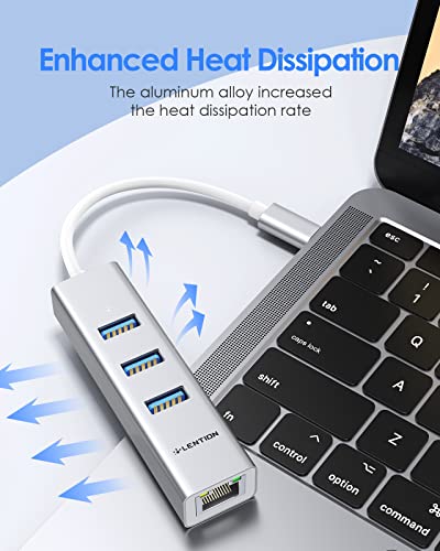 Lention CB-TP-C23S-SIL-US-1 Usb C Hub Ethernet Adapter thumb #4