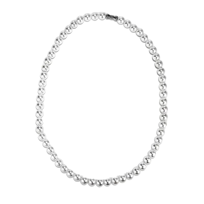 THE MEN THING ROUND PEARL CHOKER WHITE - Necklace for Men & Boys (16 to 24 Inch) - 1Pc. (18) (B0CP9H3HLK) Amazon Price History, Amazon Price Tracker