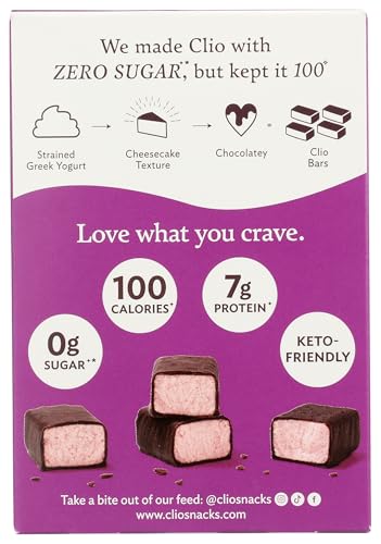 Clio 0854021008435 Zero Sugar Mixed Berry Yogurt Bars 4 Count thumb #1