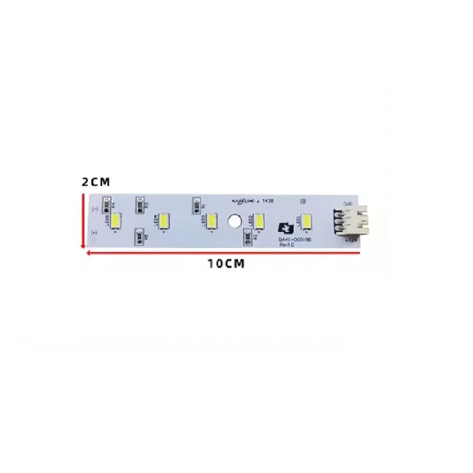 HWEIH Do listwy oświetleniowej lodówki DA41-00519B Części lodówki Sprzęt AGD(10PCS)