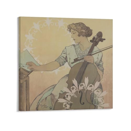 Toile Alphonse Mucha Zdenka Cerny pour créer un cocon poétique à la maison