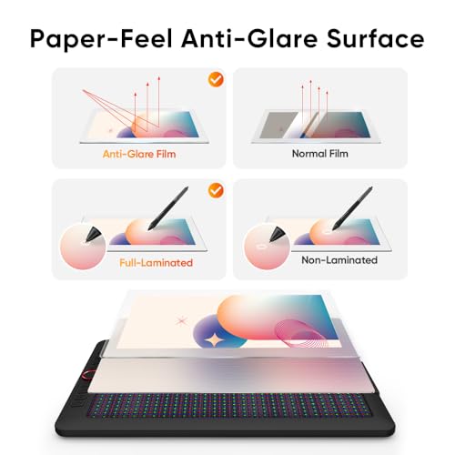 Image of XPPen 13.3 inch Drawing Tablet with Screen-Artist13.3 Pro V2 16384 Pressure Pen, 8 Shortcut Keys & Red Dial for Digital Art, Graphic Designer, Animation | Mac, PC, Android Compatible | Beginner to Pro