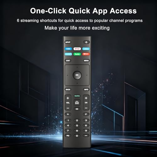 Image of Luyeper Replacement for Vizio Smart TV Remote Control | XRT136 Remote for Vizio D, V, M, P, PX, E Series TV. No Setup Required