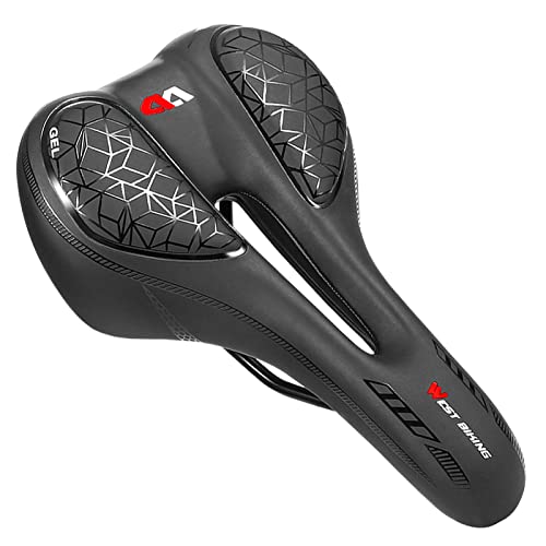 Aomiun Selle de vélo confortable à 3 zones concept siège de vélo pour homme femme ergonomique Selle de vélo Seat pour VTT VTT VTT Road Road Vélo Cover