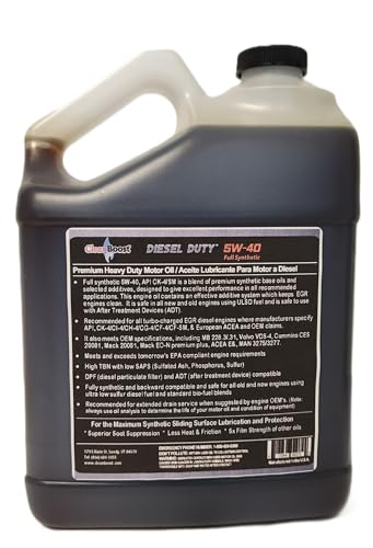 Aceite motor sintético Diesel Duty 5W40 1 galón miniatura 2
