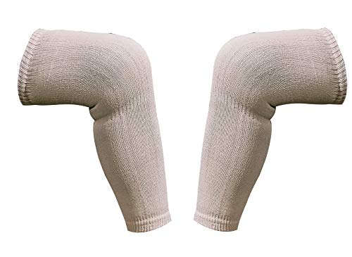 Image of Knee Warmers, Woolen Knee Cap Leg Warmer | Unisex Elastic Support Leg Knee Warm & Winter Protector Knee Cap /Knee Jacket - Fully Stretchable (Skin Color)