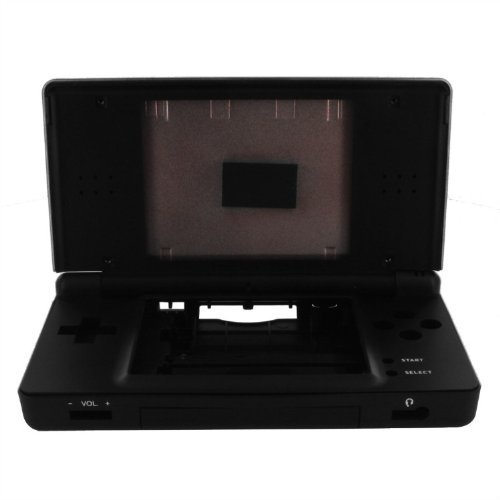 eForBuddy Full Replacement Housing Case with Screws for Nintendo DS Lite, Black, Red