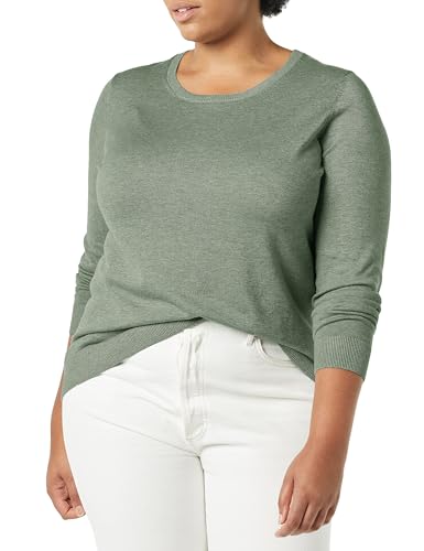 Image of Amazon Essentials Women's Long-Sleeve Lightweight Crewneck Sweater, Flattering (Available in Plus Size)