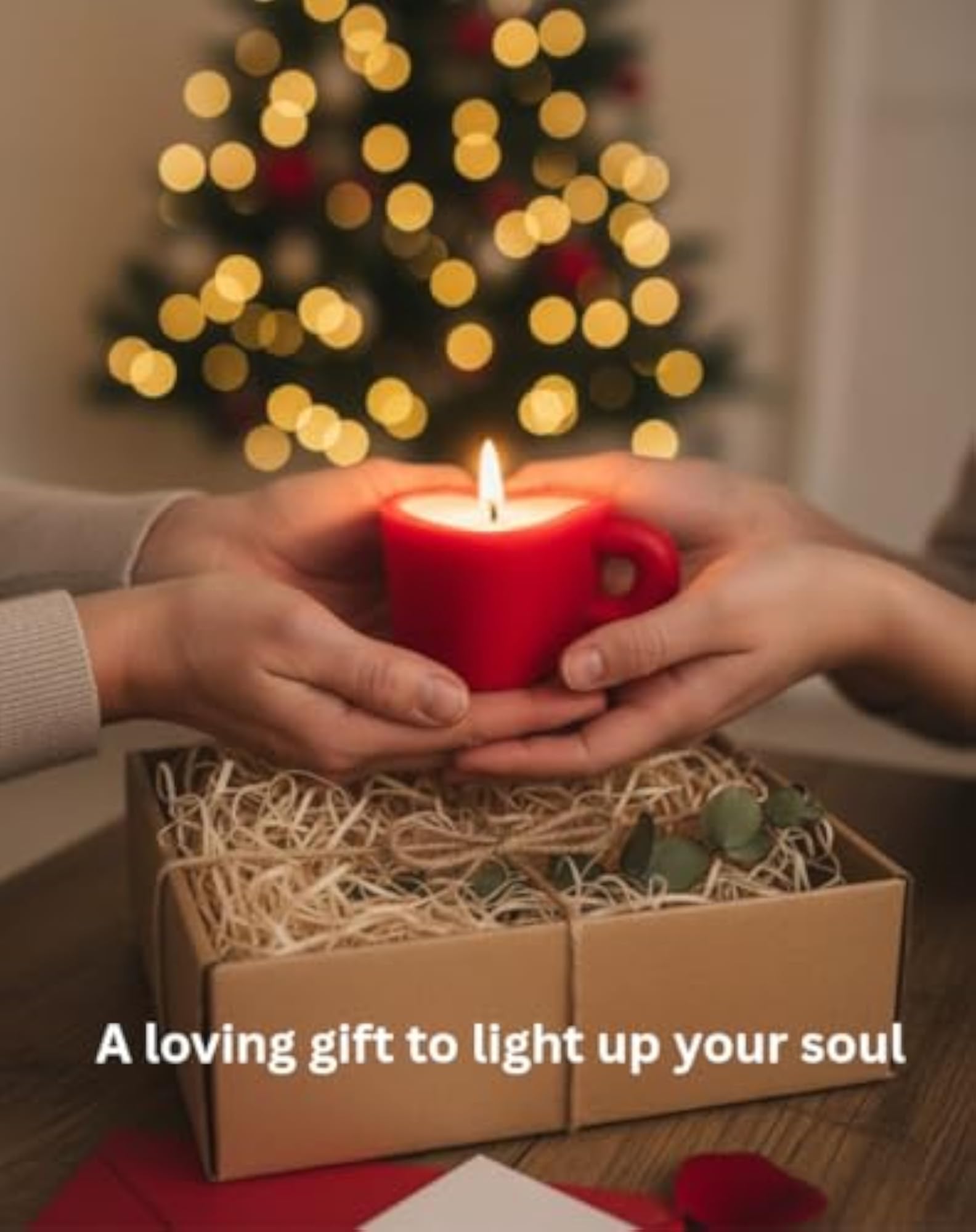 Scented Heart Coffee Mug Soy Wax Candle