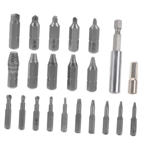 DOITOOL 22-piece Screw Extractor Set Heavy Duty Strip Bolt Remover Tool Kit for Home Car Electronics