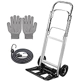 einhell bt-ht 90 folding truck Diseño y construcción: este camión de mano está diseñado y construido para mayor resistencia y flexibilidad, y tiene dos ruedas de goma sin pinchazos de 150 mm para uso en interiores y exteriores. El mango telescópico es ajustable para alterar la altura del mango a tu preferencia