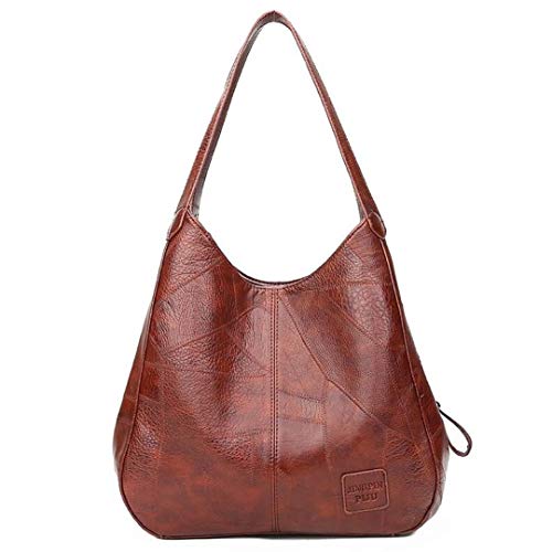 Bolsa de Mão Feminina Vintage Bolsa de Ombro Morashop (Castanho)