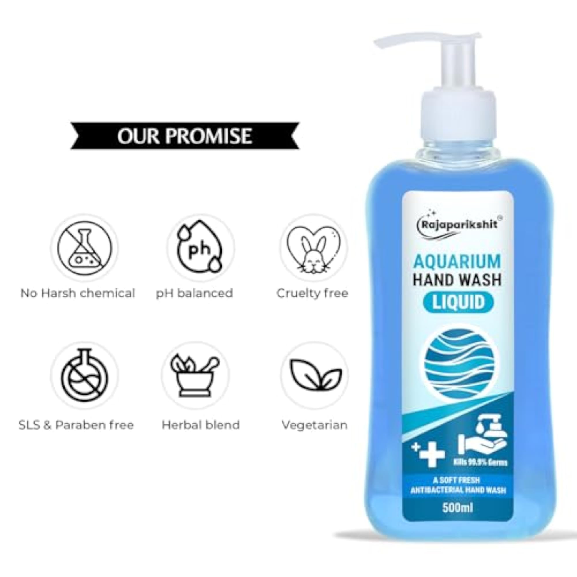 Antibacterial Moisturizing Hand Wash for Daily Use, Pack of 2