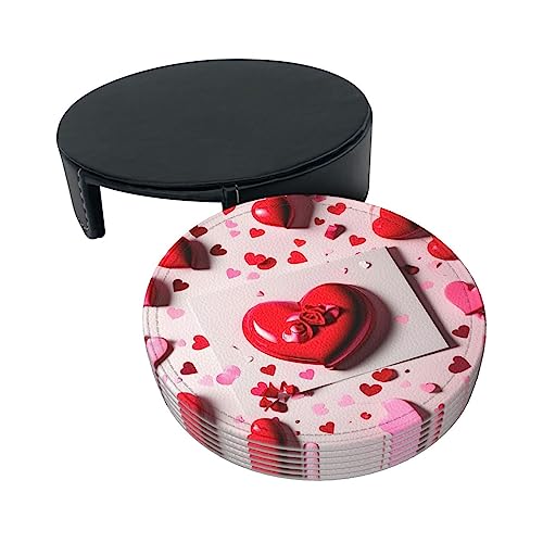 Idée cadeau éléphant blanc : dessous de verre polyuréthane Saint-Valentin - 4