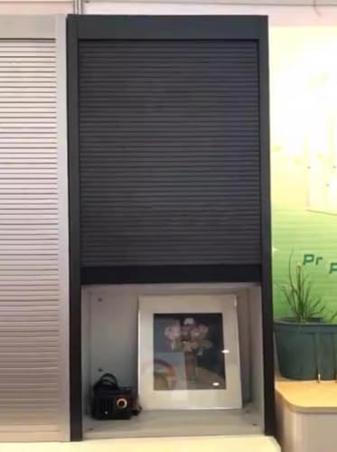 Porte Accordéon Interieur Remplacement de Kit Porte Tambour Coulissante pour Armoire Cuisine, Panneau Accordéon Pliant Personnalisé avec Rail, Portes Buffet...