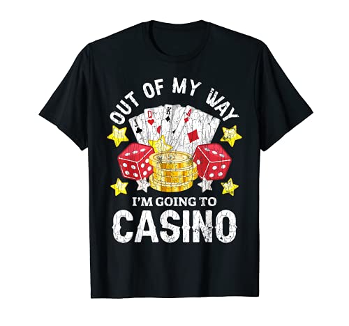 Voy a Casino Divertido Juego Gráfico Camiseta