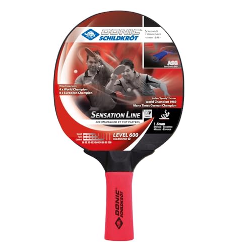 Raquette de tennis de table Donic-Schildkröt Sensation Line idéale pour vos matchs en famille