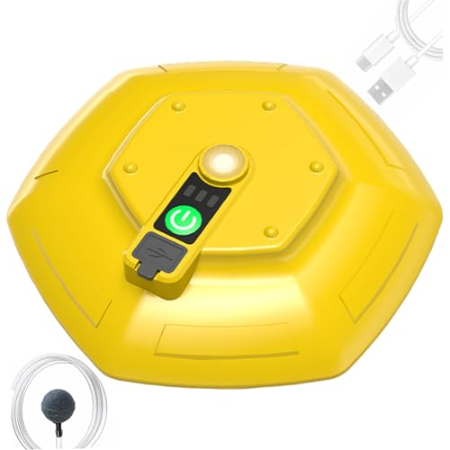 Aérateur d'appât portable avec disque flottant et batterie 3000 mAh étanche pour seau