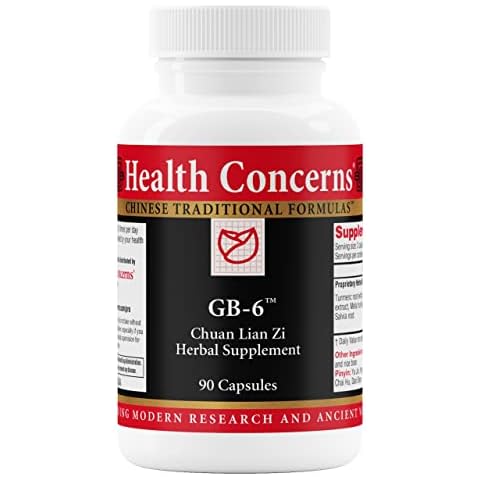 Health Concerns GB-6 - Gallbladder Support & Liver Health Supplement - 90 Capsules Cover