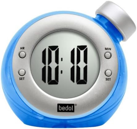 Water Powered Clock Round, Blue