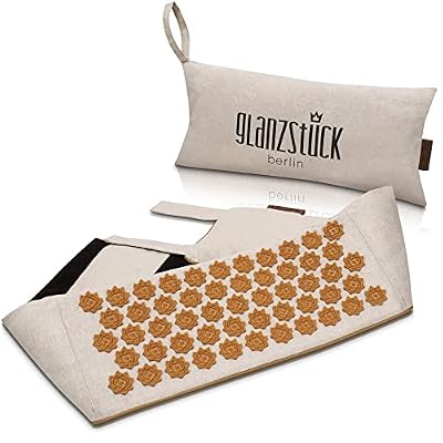 Glanzstück Berlin® Health Collection - Cinturón lumbar de acupresión contra el dolor de espalda, tensión LWS ajustable y sostenible