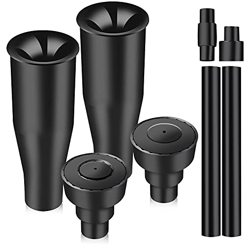 Hottche Water Fountain Nozzle for Garden, Ponds, Tabletop Fish Ponds, 9 pcs of Set, 2 Fountain Shaped, (Size-S