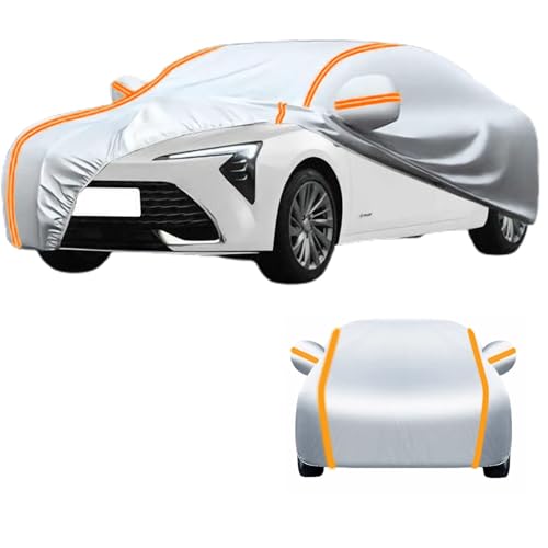 Funda Coche para For -d Capri Impermeable Cubierta Completa Exterior Anti-UV,Resistente al Polvo,Lluvia, Rasguños y Nieve para Todo Tipo de Clima,con Cremallera Lateral y Bandas Reflectantes