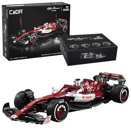 CaDA Bausteine Alfa Romeo F1 Team Orlen Rennwagen rot Formel 1 Auto...