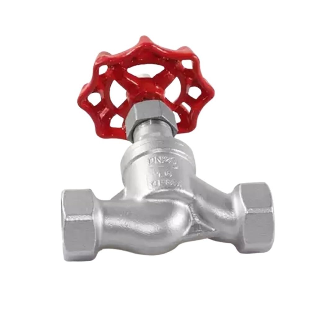 1/2" 3/4" S Type Stainless Steel SS304 Shut-off Valve DN15 DN20 Female Thread Stop Valve Globe Valve 1.6Mpa(DN20)