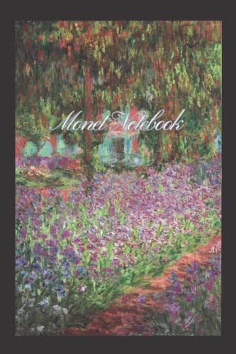 Notebook - Claude Monet: Notebook - Claude Monet - Le Jardin de l'artiste à Giverny : 100 pages notebook with artistic cover - A great gift idea for artistic souls