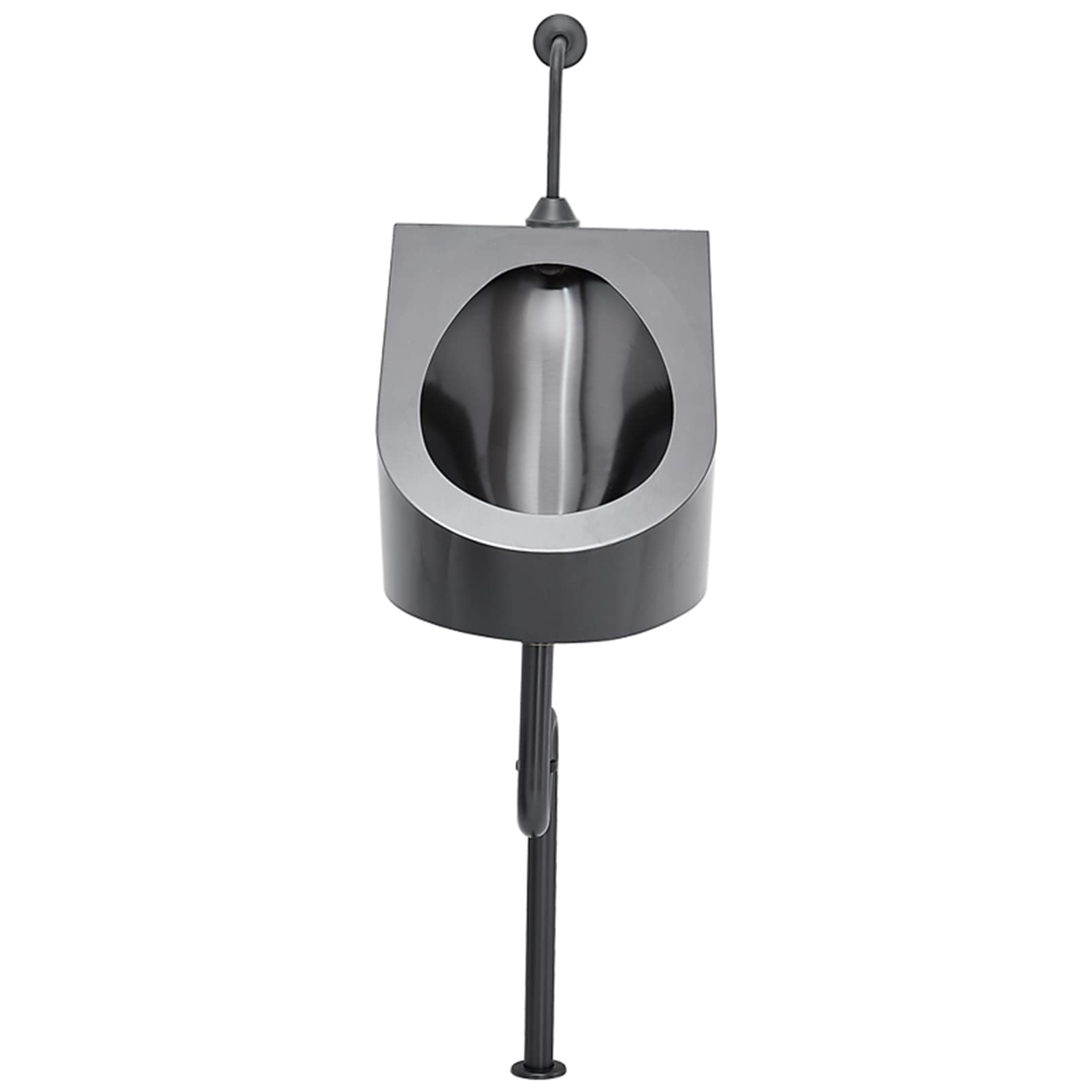 Buy HOUSEHOLD Black Sensor Urinal Walled Stainless Steel Urinal