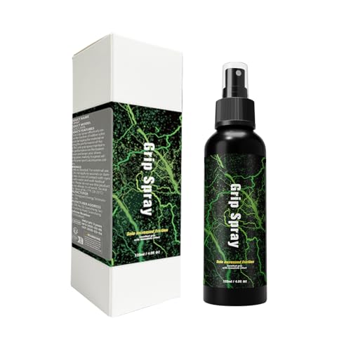 Jukeoiu Spray Adhesión para Zapatillas de Baloncesto, Spray Antideslizante y Limpiador de Plantillas – 120 ml Optimizador de rendimiento Accesorios de campo para Fútbol Futsal Béisbol Lucha