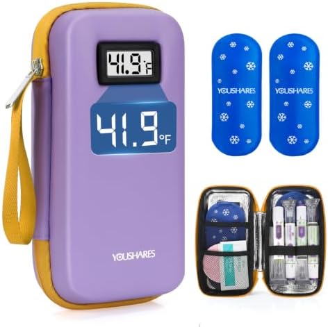 Insulin Cooler Travel Case - Insulin Case Insulated Diabetic Carrying Cooling Bag for Insulin Pen by YOUSHARES