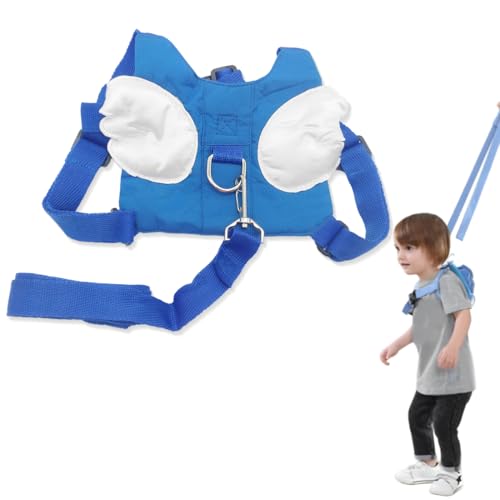 XYTAHDM Zaino per Bambini Antismarrimento, Guinzaglio per Bambini, Imbracatura di Sicurezza Bambini,Pettorina Bambini 1,2M, per Bambino e Bambino Imparare A Camminare(Blu)
