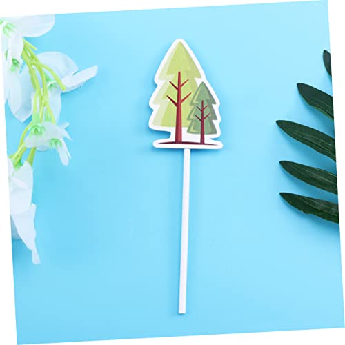 UPKOCH 24 Pçs Bolo Para Cuartos Toppers De Sobremesa Animais Da Floresta Cupcake Picks Pick Cocktail