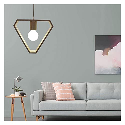 Lámparas de madera natural E27 para iluminar salas de estar oscuras LWX 6