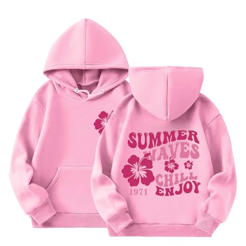 Kinder Mädchen Hoodie Lässige Text Druck Kapuzenpullover Casual...
