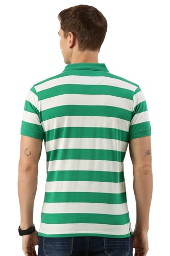 Image of Peter England Men's Cotton Regular Fit Polo T-Shirt