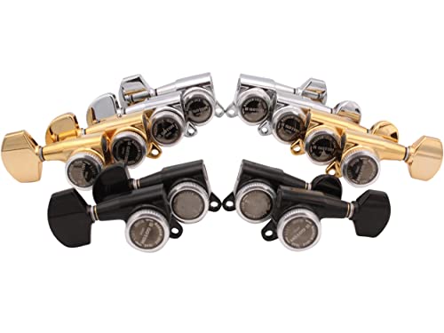 Gotoh SG381 MG-T Magnum Lock Lot de 3 mécaniques de chaque côté ou 15,2 cm Doré - Les Beatles, Paul McCartney, John Lennon, RIngo Starr, George Harrison Gotoh SG381 MG-T Magnum Lock Lot de 3 mécaniques de chaque côté ou 15,2 cm Doré – Image 3