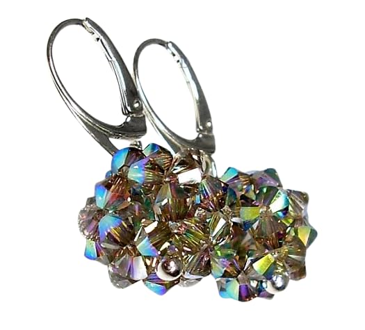 Boucles d'oreilles Aurora avec cristaux pour sublimer vos tenues