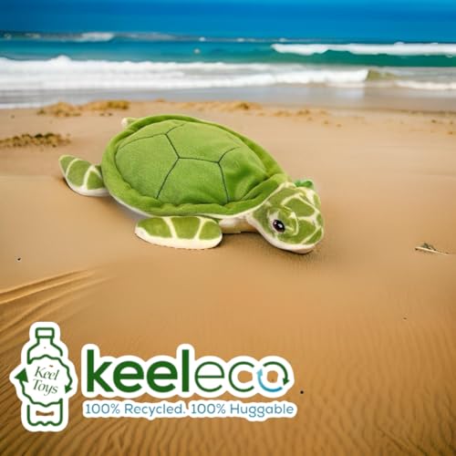 Deluxe Paws Ökologisches Spielzeug aus 100% recyceltem Plüsch (Schildkröte)