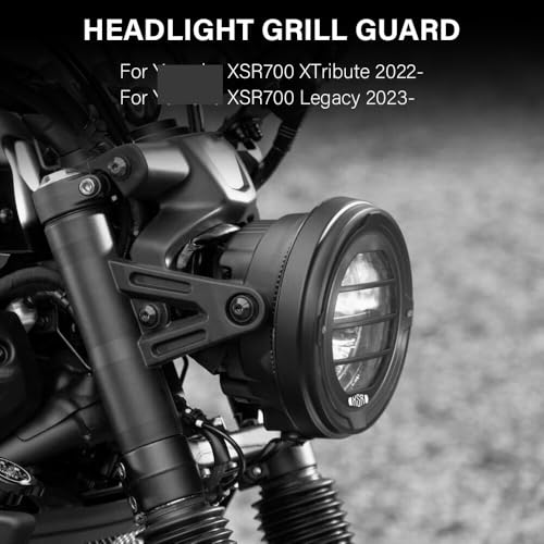 Cache phare pour XSR 700 Legacy 2023- Grille moto noire