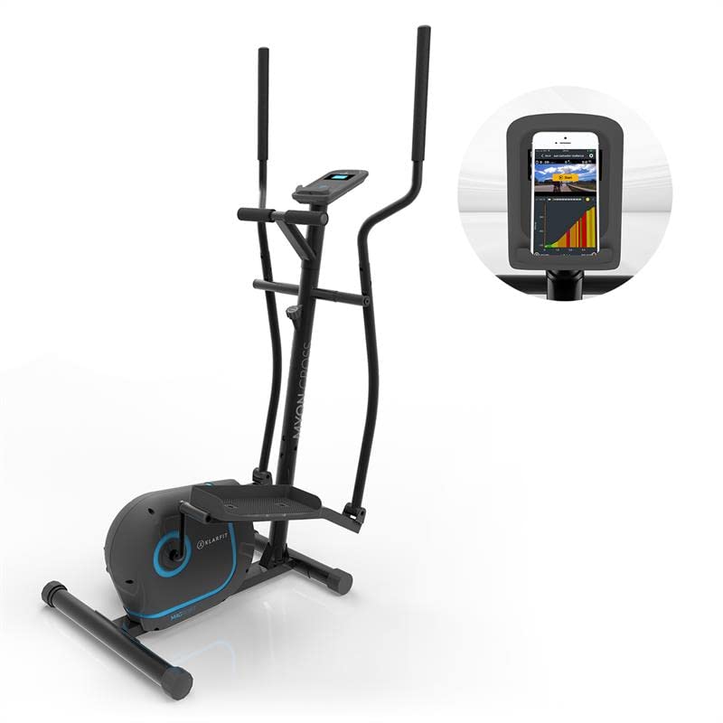 Klarfit Myon Cross Trainer Cross Trainer, Elliptical Cross Trainer, Cross  Trainer Machine, 12kg Flywheel, SilentBelt, Training Computer, LCD Display
