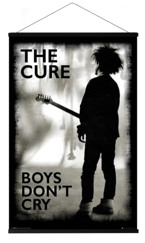 The Cure - Poster (Boys Don't Cry - Black & White) (dimensions : 61 cm x 91,5 cm) (poster et barres magnétiques)