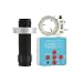 48MP 4K&2K HDMI USB Industrial Video Microscope Camera TF Storage & 120X C-Mount Lens Whit 56-LED Adjustable Ring Light