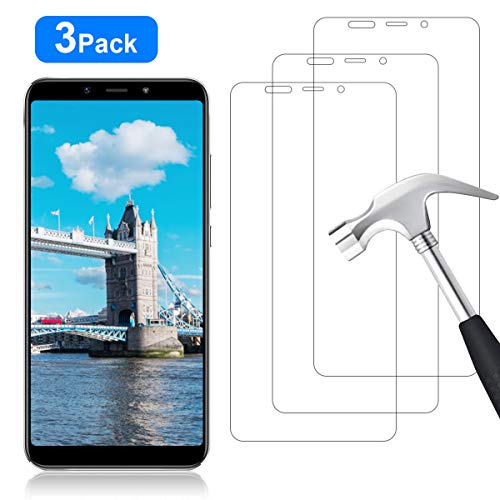 YIEASY 3 Piezas Protector de Pantalla para Xiaomi Mi A2, Sin Burbujas [3D touch/9H Dureza] [Anti arañazos] [Fácil de Instalar] Cristal Vidrio Templado para Xiaomi Mi A2 - Transparente
