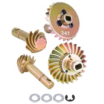 Injora Overdrive 8T/ 27T Steel Helical Gears For SCX10 II SCX10 III Utb10 Capra Scx10 Pro 1351175 - View #3