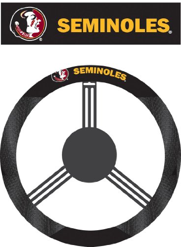 NCAA Florida State Seminoles Poly-Suede Steering Wheel Cover